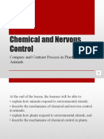 Chemical vs Nervous Control in Plants and Animals