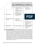 Sl. No. Project Component Basic Data For Design Out Come