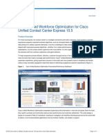 Cisco Unified Workforce Optimization For Cisco Unified Contact Center Express 10.5