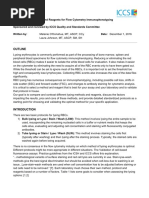 Lysing Methods and Reagents For Flow Cytometry Immunophenotyping - Very Important PDF