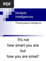 Download Multiple Intelligences - Lecture Notes by Alan Forster SN4662256 doc pdf