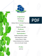 Informe de Matematicas 3 Cooperativo