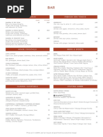 Opiuci Bar Menu and Pricing Guide | PDF | Whisky | Soft Drink