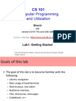 Computer Programming and Utilization: Lab1: Getting Started