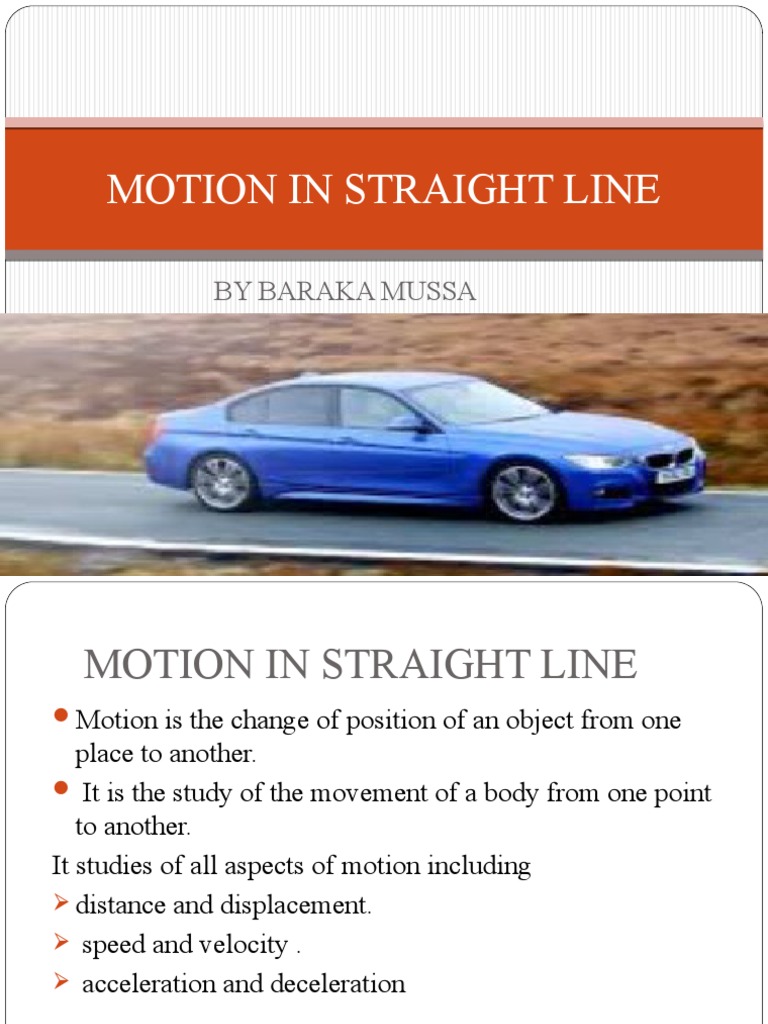 Understanding Linear Motion Basics | PDF
