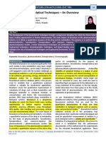 Bioanalysis Techniques PDF