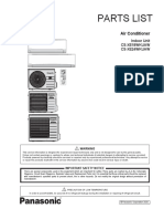 Parts List: Air Conditioner