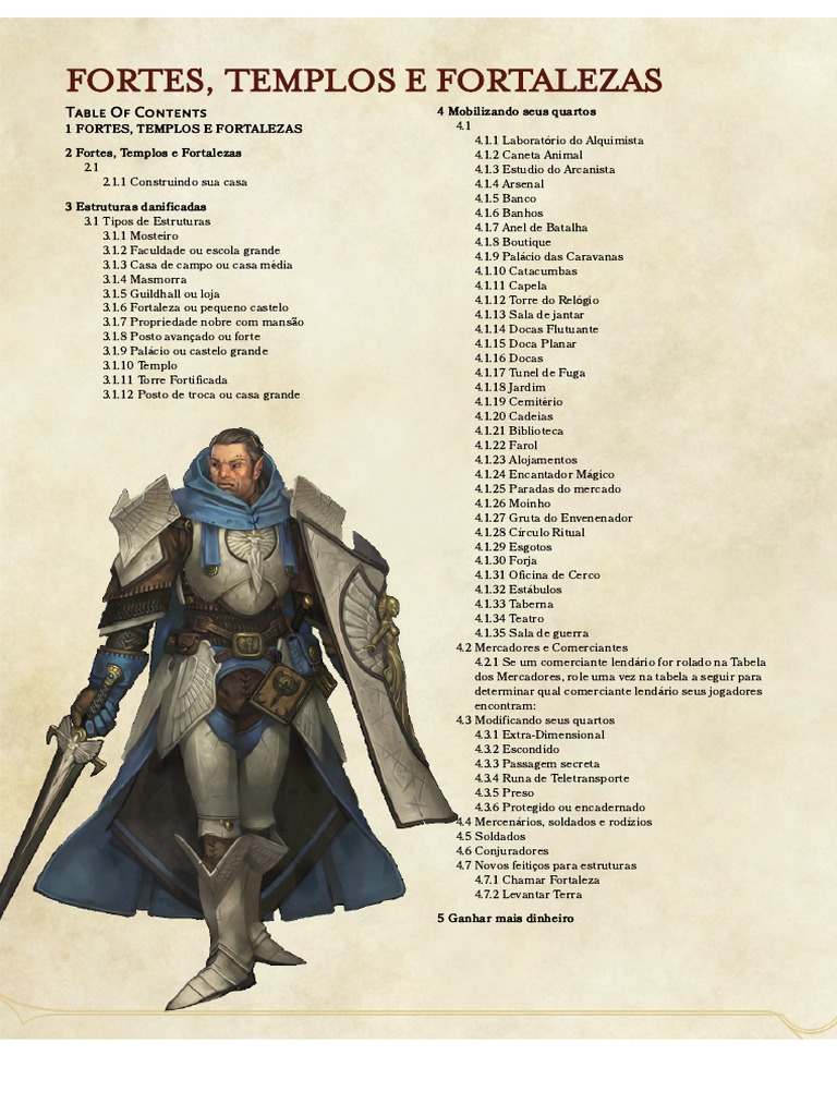 Estruturas em Dungeons & Dragons | PDF | Castelo | Tempo