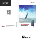 HLP-A100 Series Operating Manual