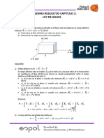 Ejercicios Resueltos Cap 2 Ley de Gauss