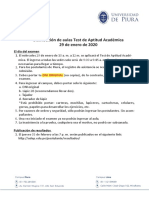 Distribución de Aulas TAA 29.01.20