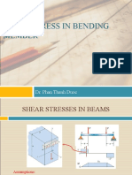 Shear Stress in Bending Member: Dr. Phan Thanh Duoc