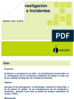 Taller Inv. Accidentes e Incidentes PDF