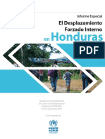 Informe Especial: El Desplazamiento Forzado Interno en Honduras