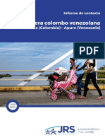 Informe de Contexto Frontera Colombo Venezolana, Arauca - Apure