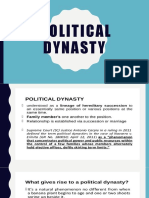 Political Dynasty PS 109 Topic 2