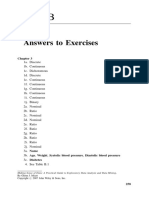 Answers To Exercises: Appendix