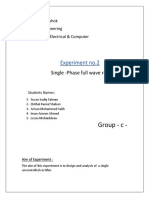 UoD College of Engineering Single-Phase Rectifier Experiment