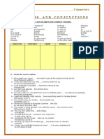 Adverbs and Conjunctions: Connectors