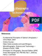 10 - Lecture 2 Lithography 2017 - 2018 PDF