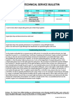 Technical Service Bulletin: Manufacturer Machine Type Series Engine Model Job Order No