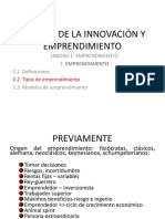 2.2 Tipos de Emprendimientos PDF