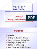 Drilling Cost and Drilling Rate