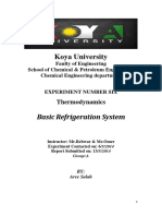 Koya University: Basic Refrigeration System