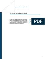 Tema 3. Antijuridicidad PDF