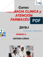 Farmacia Clinica - S3 Historia Clinica PDF