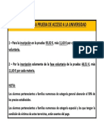 Tasas de Derechos A Exámen en La Evau 2019 PDF