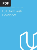 Full Stack - nd0044 - Syllabus PDF