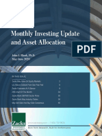 Monthly Investing Update and Asset Allocation: John J. Blank, Ph.D. May/June 2020