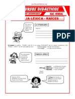 La Raiz de Una Palabra para Segundo de Secundaria PDF