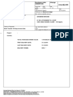Purchase Order 4580091536 Change: A781 P781 1 / 9 New Branch Algeria 24.10.2019