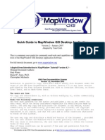 Quick Guide To MapWindow GIS