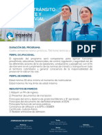 Programa Agente de Tránsito 1 PDF