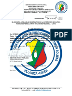 EL SUSCRITO AUXILIAR ADMINISTRATIVO DE LA INSTITUCIÓN EDUCATIVA TÉCNICO COMERCIAL SIMÓN BOLÍVAR DE VILLA RICA.docx