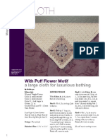 Puff Flower Pa Cloth