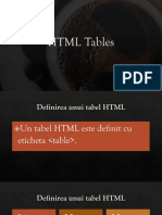 HTML Tables