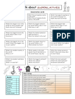 Conversation Cards for Discussing Superlatives