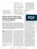 Retrieval Practice Produces More Learning Than Elaborative Studying With Concept Mapping