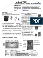Liebert PSA: Guía de Inicio Rápido para Sistemas de 1000-1500 VA, 120 V