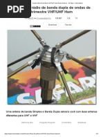 Quarter Wave Dual Band VHF_UHF Ham Radio Antenna