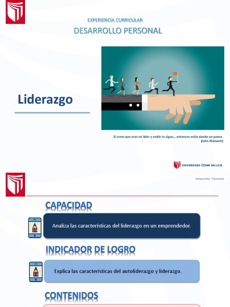 Sesion 04 | PDF | Desarrollo personal | Liderazgo
