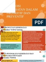 PPT Dir Promkes - Promkes Dalam Promotif Dan Preventif Akreditasi