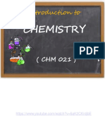 Lect 1 Introduction To Chemistry