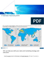 IDC IT Services Taxonomy 2019