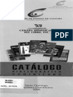 Catálogo Bibliográfico Dominicano - 2006