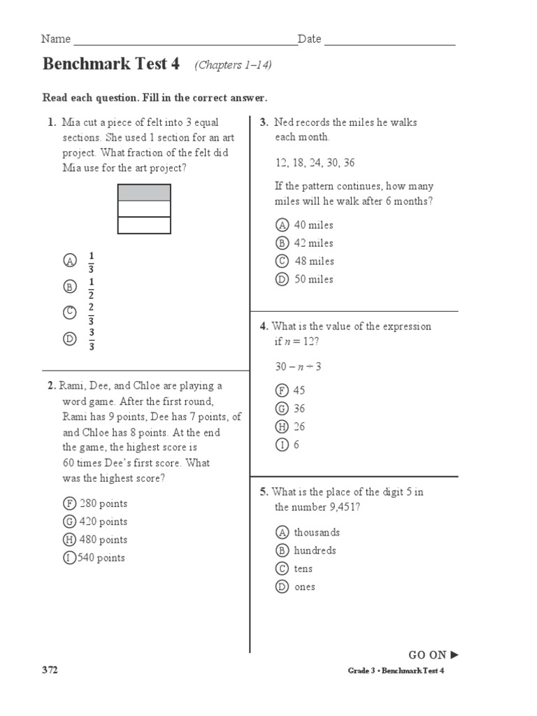 3rd Grade Going Into 4th Grade Math Summer Packet | PDF | Eye Color ...